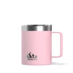 Savor 14oz Stainless Steel Insulated Coffee Mug With Handle Mug- Pink