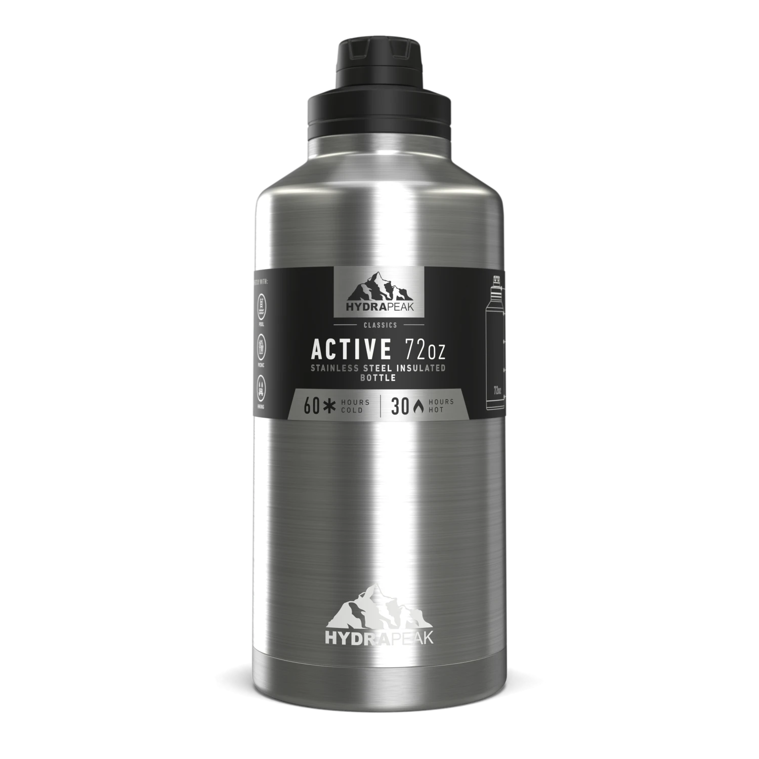 72oz Stainless Steel Insulated Water Bottle With Flexible Chug Lid- Stainless 72oz Stainless Steel Insulated Water Bottle With Flexible Chug Lid- Stainless -Best Cup Shop steel72ozsleeve b70949d7 8bd8 454f 80ae ce633f1b80b0